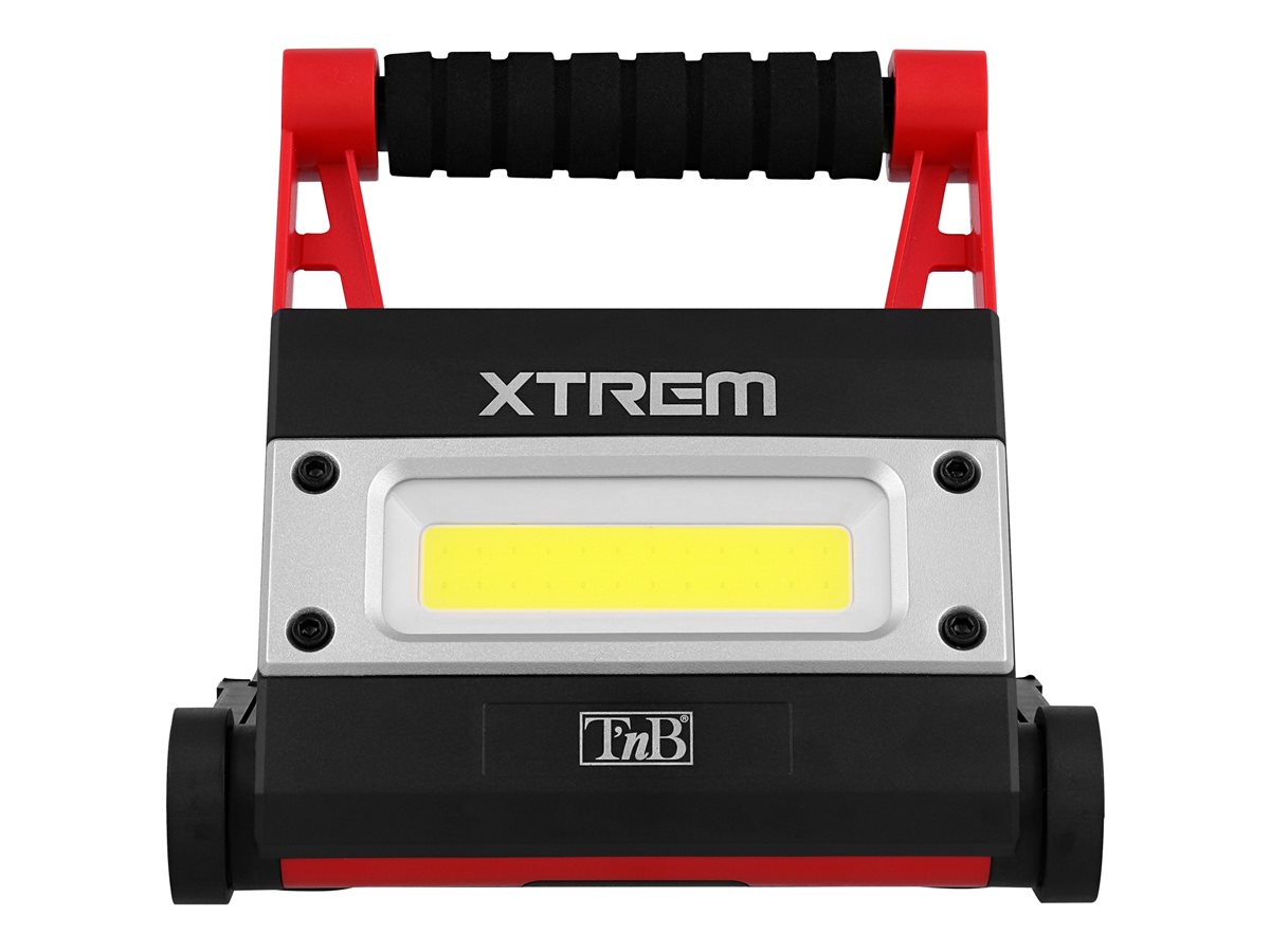 TNB XTREMWORK Floodlight With Powerbank Black