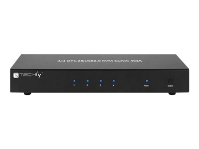 TECHLY KVM Switch Display Port 1.2 4Port
