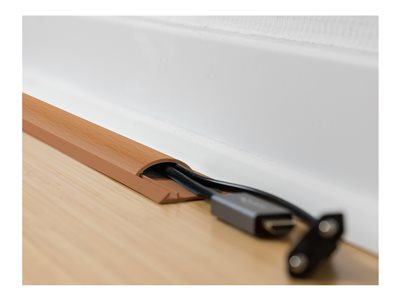 DELOCK Kabelkanal selbstklebend 50x13mm, 1m Holzoptik