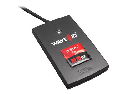 rf IDEAS WAVE ID Plus Keystroke V2 Black Reader Power over Ethernet RF proximity reader 