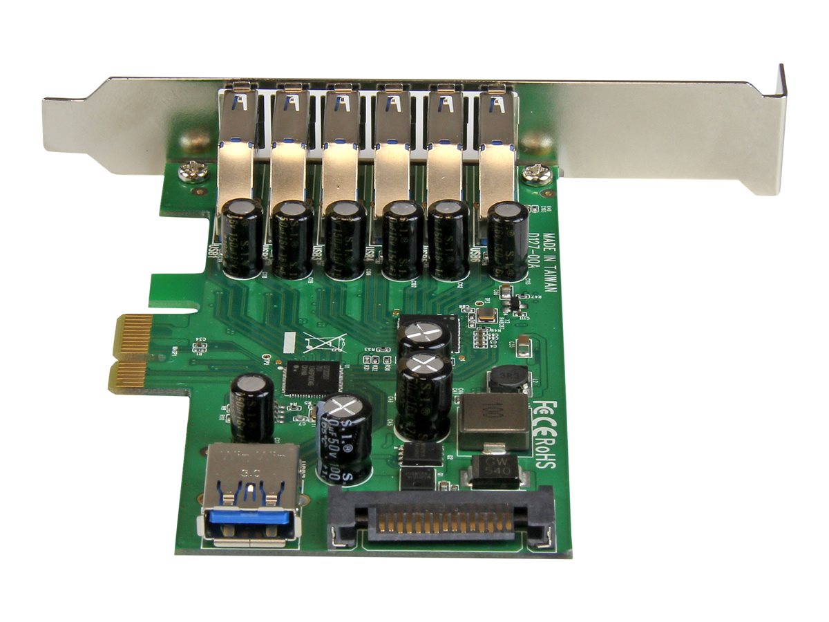STARTECH 7 Pt PCI Express USB 3.0 Card - Std+LP – foto 2