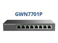 Grandstream GWN7700 Series GWN7701P Switch 8-porte Gigabit Ethernet
