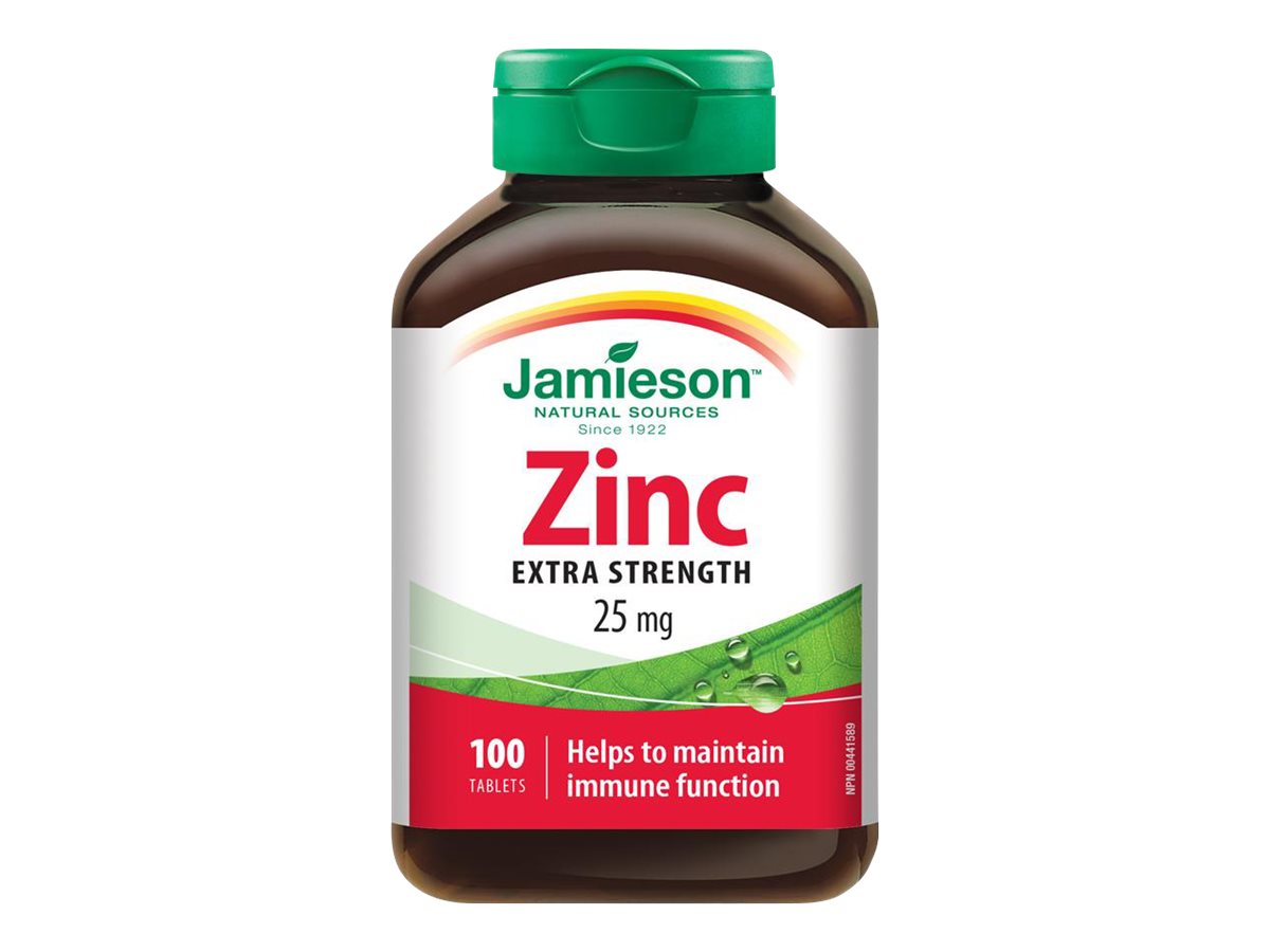 Jamieson Zinc Extra Strength - 25mg - 100s