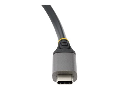 4-Port USB-C Hub, 4x USB-C Ports, USB 3.2 Gen 2 (10Gbps) - Portable USB C  Hub with 100W Power Delivery Pass-Through - USB Type C Hub w/ 12.6in/32cm