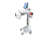 Ergotron StyleView EMR Cart with LCD Pivot, Powered Cart for LCD display / PC equipment 