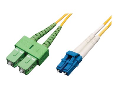 Tripp Lite 3M Duplex Singlemode 9/125 Fiber Optic Patch Cable LC/SC/APC 10' 10ft 3 Meter