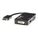 Eaton Tripp Lite Series DisplayPort 1.2 to VGA/DVI/HDMI All-in-One Converter Adapter, 4K x 2K HDMI @ 60 Hz