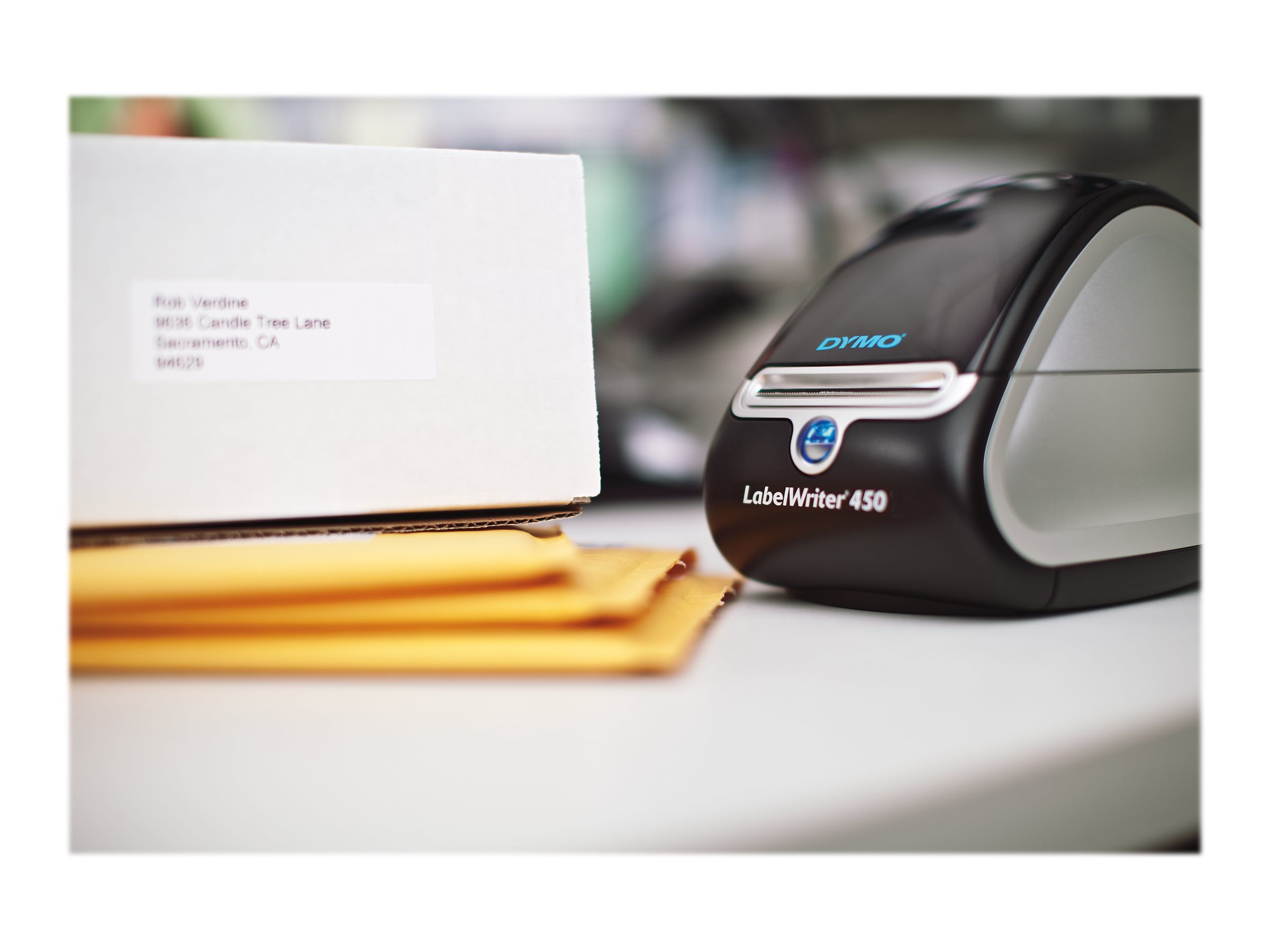 DYMO LabelWriter Address address labels 3120 label(s) 28 x 89 Package view Right-angle 79425