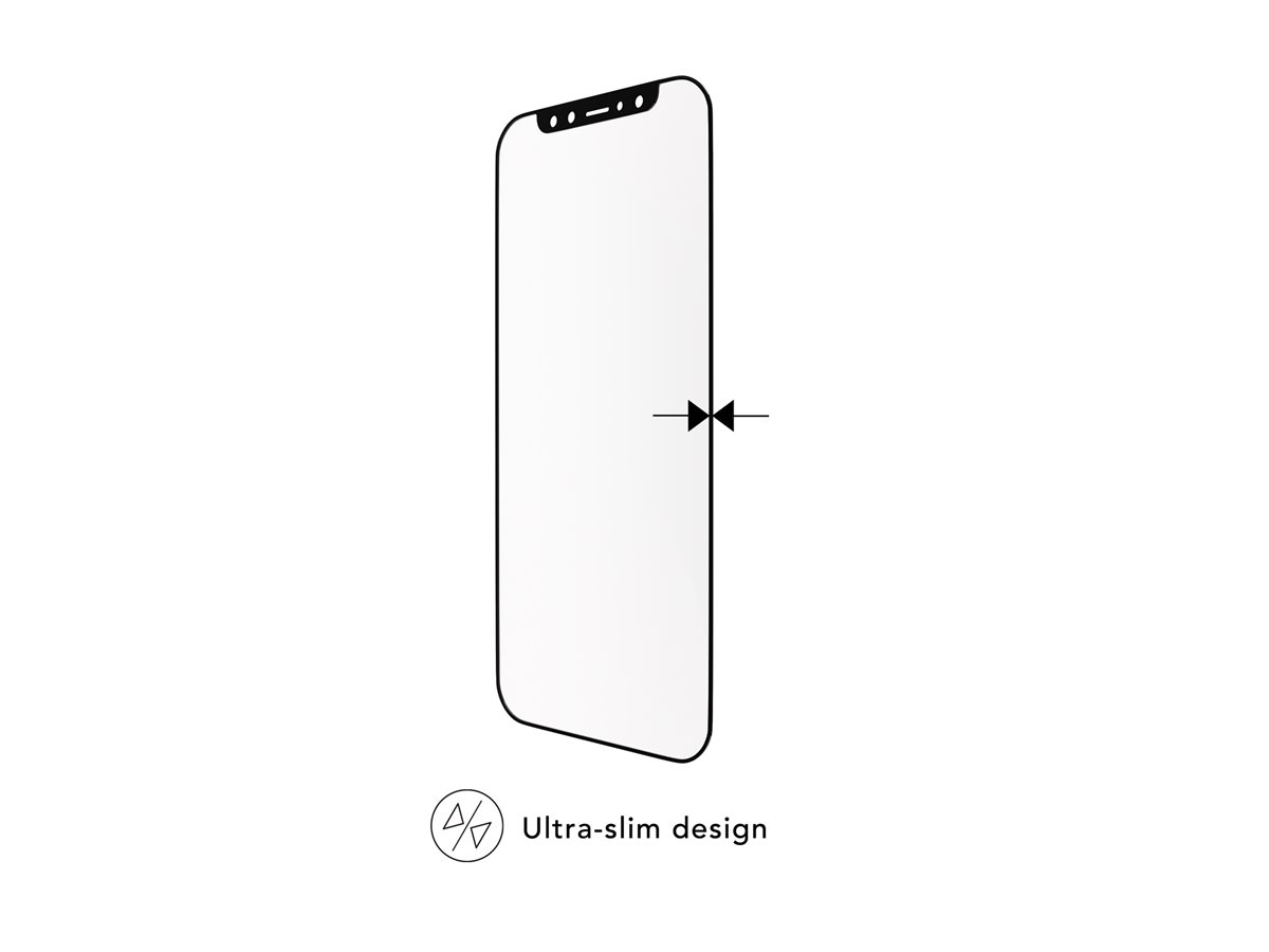 dbramante1928 Sustainable Eco-Shield 100 % recycled & recyclable plastic Screen Protector for Apple iPhone 12/12 Pro Black Edge - Enterprise Bulk Packaging – foto 3