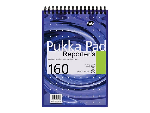 Pukka Pad Business Reporters Pad 140 X 205 Mm 160 Sheets