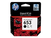 HP 653 Black Original Ink Advantage Cart