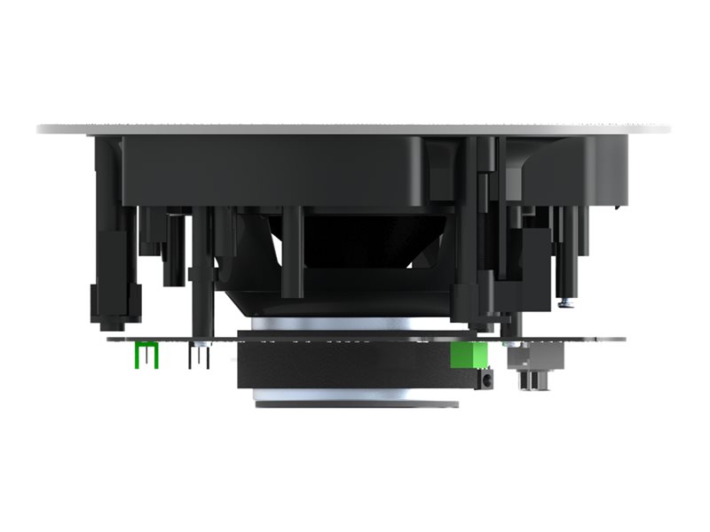 VISION Professional 6,5-Aktiv-Deckenlautsprecherpaar - 30 JAHRE GARANTIE - 2 x 35 W (RMS) zwischen den Modi wechseln: Eigenständiges Paar oder System mit mehreren Paaren - RS-232 - Bluetooth (umbenennbar, PIN festlegbar), Miniklinken-Eingang - Ketten