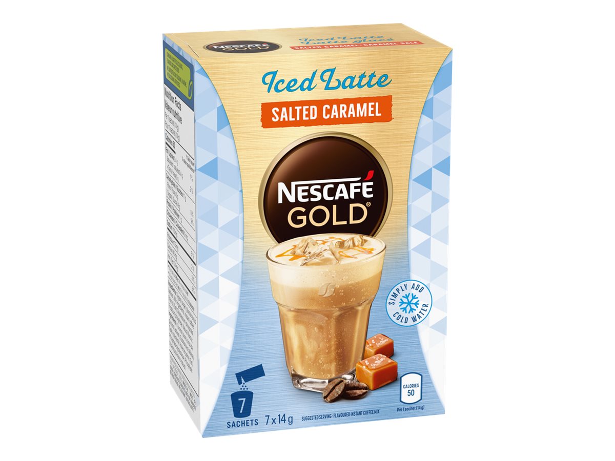 Nescafe Gold Iced Salted Caramel Latte 7 per Pack