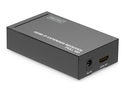 DIGITUS HDMI IP Extender Receiver Full HD       schwarz