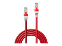 LINDY S/FTP Cat.6A Cable Red 30m