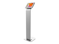 CTA Premium Kiosk Stand for tablet lockable steel silver screen size: 10.2INCH-11INCH 