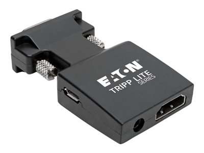 Tripp Lite HDMI to VGA Active Converter with Audio (F/M), 1920 x 1200 (1080p) @ 60 Hz