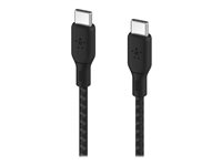 Belkin BOOST CHARGE USB cable 24 pin USB-C (M) to 24 pin USB-C (M) 6.6 ft black 