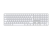 Apple Magic Keyboard with Touch ID and Numeric Keypad - keyboard - USB-C - QWERTY - Arabic/English - white keys Input Device