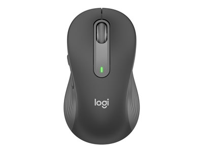 Logitech Signature M650 L - mouse - full size Bluetooth, 2.4 GHz - graphite