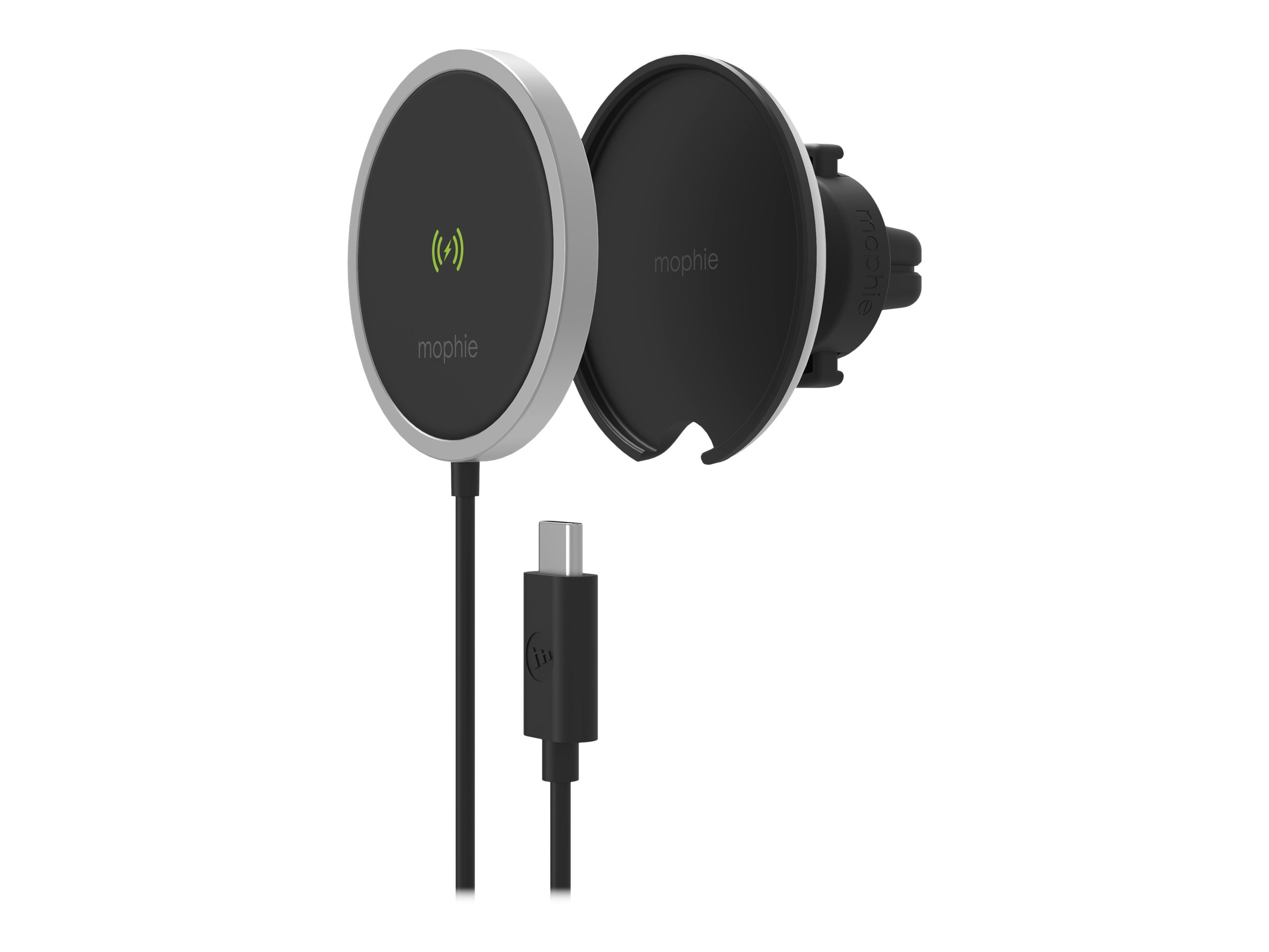 mophie snap+ Wireless Charging Vent Mount with Adjustable Arm for