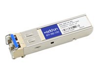 AddOn Juniper SFP-1GE-LX Compatible SFP Transceiver - SFP (mini-GBIC) transceiver module - GigE - 1000Base-LX - up to 6.2 miles - 1310 nm - for Juniper Networks MX5; ACX Series Universal Metro Router ACX5448; MX-series MX10016