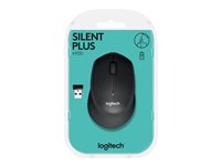 Logitech M330 SILENT PLUS - mouse - 2.4 GHz - black