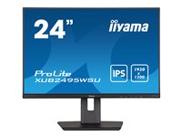 iiyama ProLite XUB2495WSU-B5 24' 1920 x 1200 (WUXGA) VGA HDMI DisplayPort 60Hz Pivot Skærm