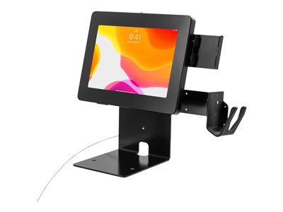 CTA Single VESA Plate POS Station with Printer Stand, Magnetic Scanner & Card Reader Holder 