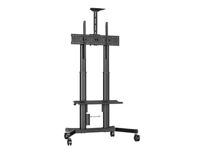Display floor stand trolley - motorised - steel ca