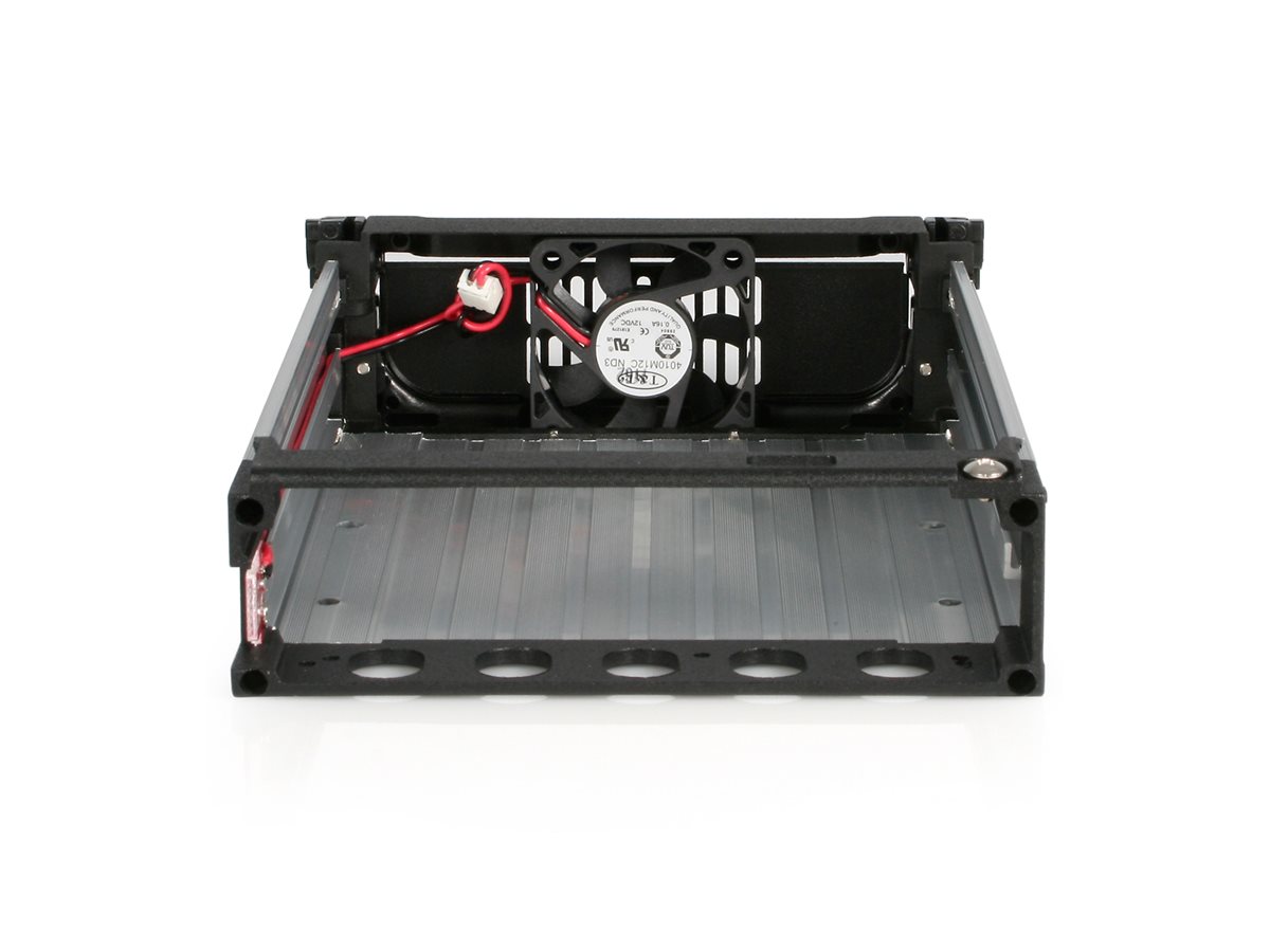 StarTech.com 5.25 in Rugged SATA Hard Drive Mobile Rack Drawer - Aluminum Removable Hard Drive Bay (DRW150SATBK) - skladovací mobilní rack – foto 7