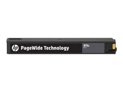 HP 975A black original PageWide ink Product shot Front 79200