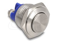 DeLOCK Trykknap Sølv