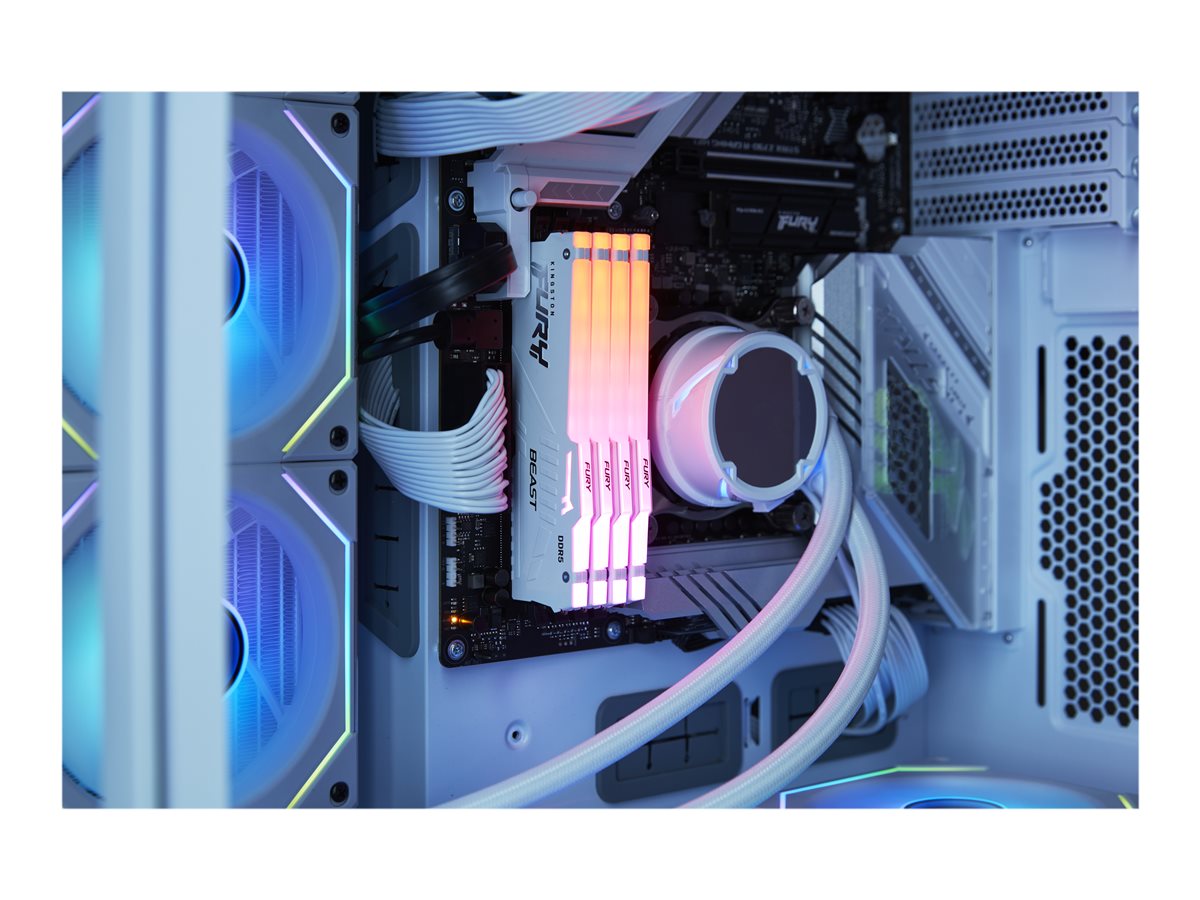 Kingston FURY Beast RGB - DDR5 - sada - 32 GB: 2 x 16 GB - DIMM 288-pin / PC5-48000 – foto 4
