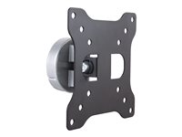 StarTech.com Monitor Wall Mount - Fixed - Supports Monitors 13" to 34" - VESA Monitor Wall Mount Bracket - Aluminum - Black &