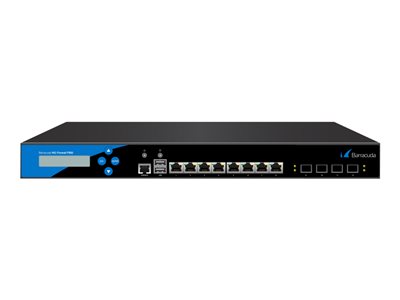 Barracuda CloudGen Firewall F-Series F600 model C10 Firewall 1GbE 1U rack-mo