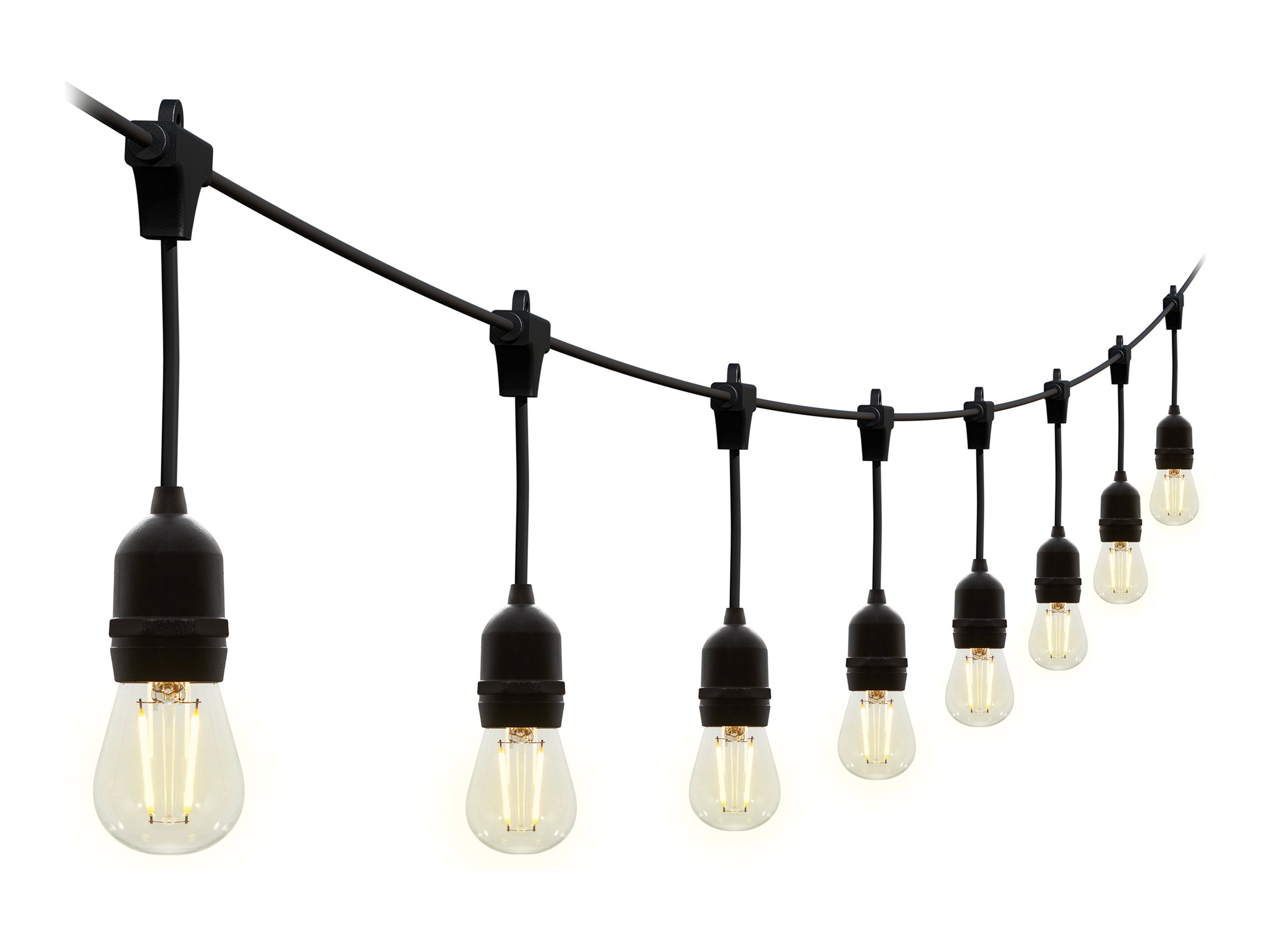 4lite Festoon - light chain - LED light bulb x 20 - E27 - 2 W - total: 40 W - warm white light - 2700 K