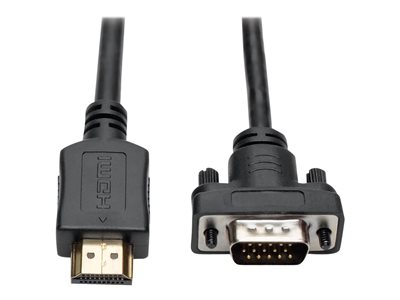 Tripp Lite HDMI to VGA Active Adapter Converter Cable Low Profile HD15 M/M 1080p 10ft 10'