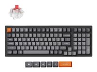 Keychron K4 MAX Tastatur Mekanisk Sydvendt RGB LED Trådløs Kablet Nordisk