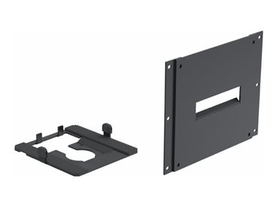 SpacePole Mounting component (plate cover) for printer metal black 