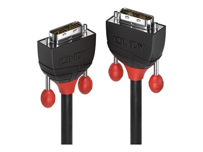 LINDY DVI-D Single Link Kabel Black Line 5m - 36258