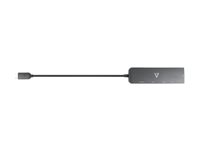 V7 V7UCRJ25GHUB-BLK - network / USB adapter - USB-C 3.2 Gen 2 - 2.5GBase-T x 1 + USB 3.2 Gen 2 x 2 + USB-C 3.2 Gen 2 with Pow