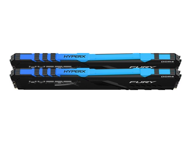 HyperX FURY RGB - DDR4 - kit - 16 GB: 2 x 8 GB - DIMM 288-pin