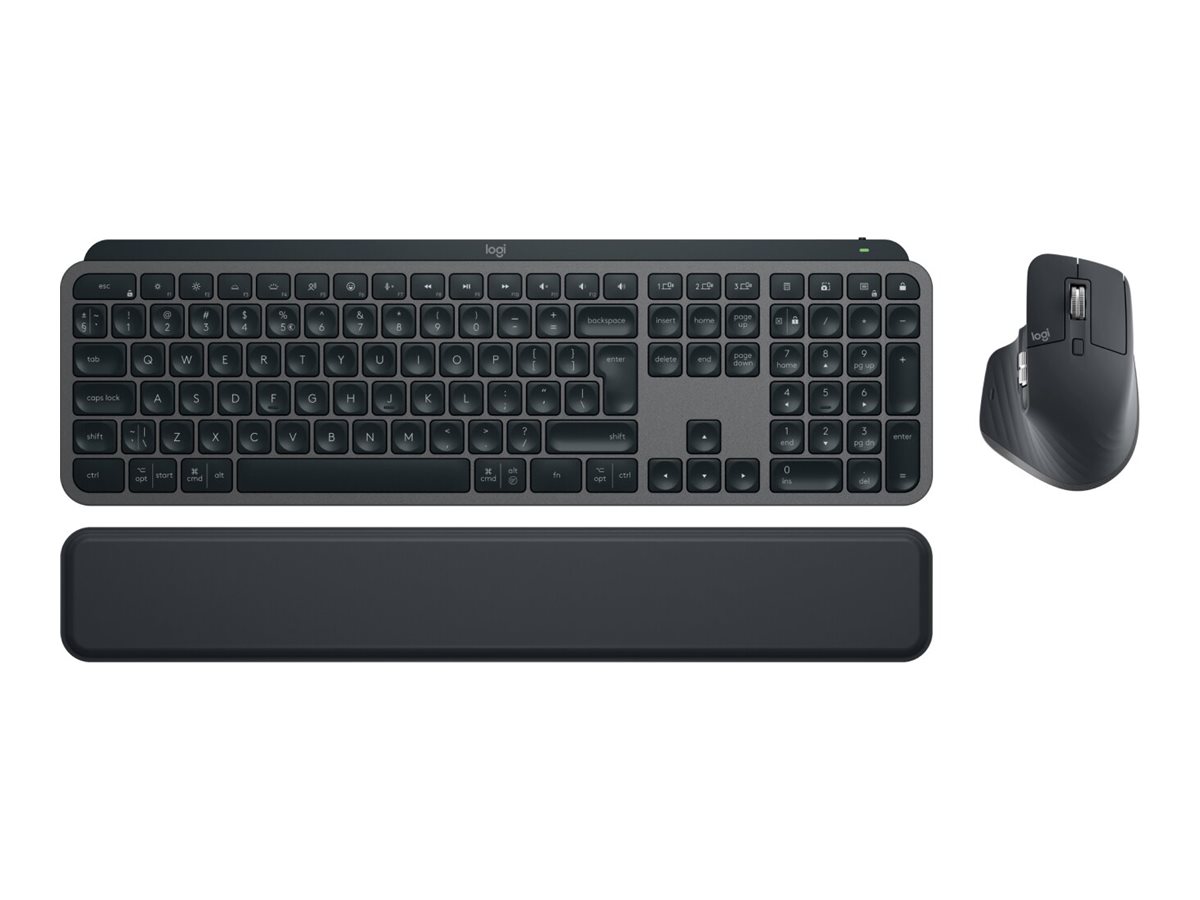 Logitech MX Keys S Combo Tastatur og mus-sæt Membran Ja Trådløs