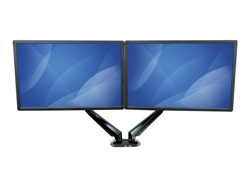 Support double écran PC StarTech.com - fixation pour deux moniteurs plat de  30 cm à 76 cm (12 - 30) - Bras articulés