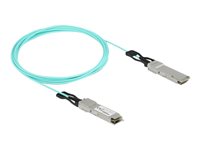 DeLOCK 3m Ethernet 40GBase-AOC kabel Akvamarin