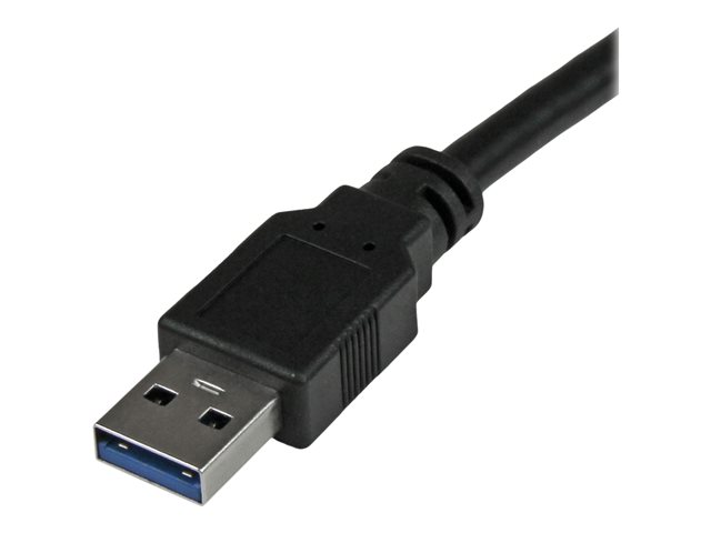 Image of StarTech.com 3 ft USB 3.0 to eSATA Adapter - 6 Gbps USB to HDD/SSD/ODD Converter - Hard Drive to USB Cable (USB3S2ESATA3) - storage controller - eSATA 6Gb/s - USB 3.0