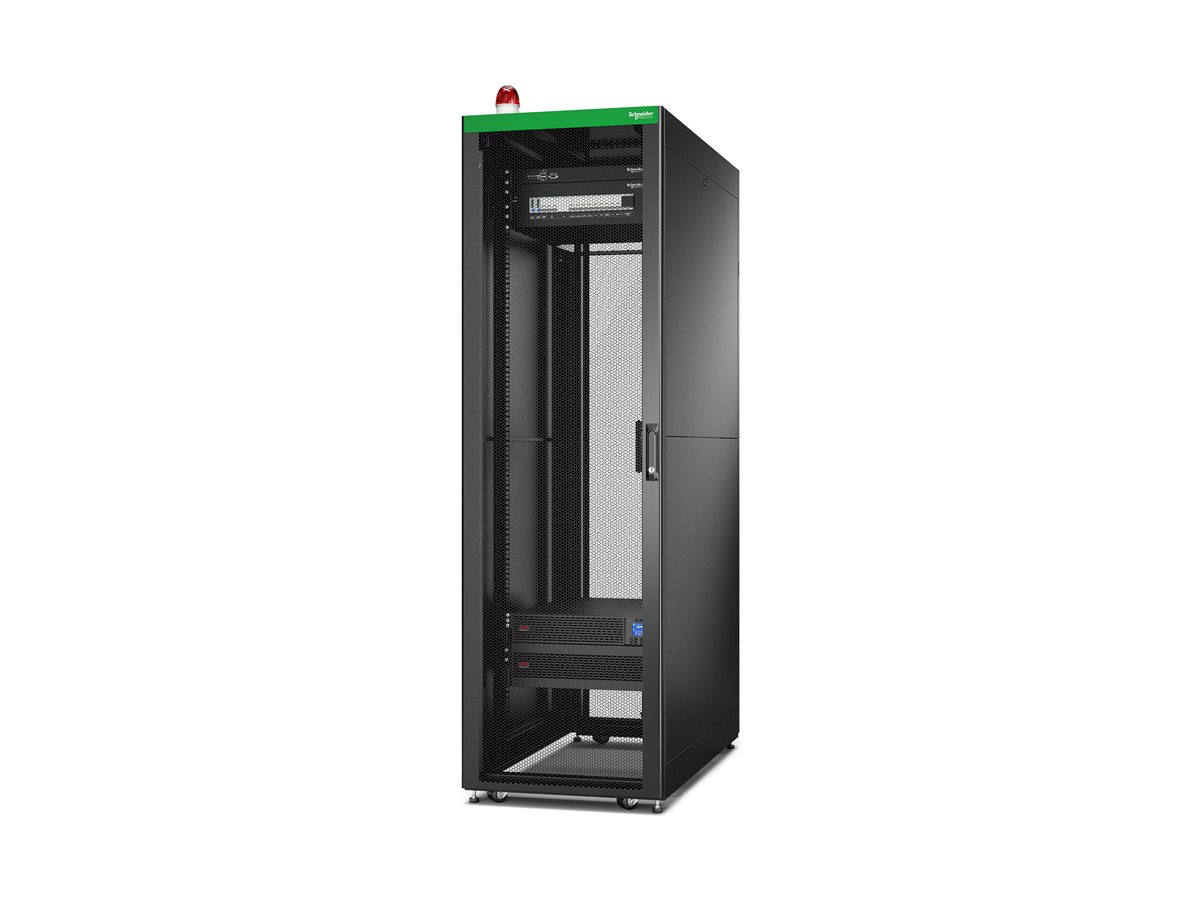 APC Easy MDC S-Series Ventilated 42U Easy Rack SRVPM6K PDP Energy Meter Local Management Lighting