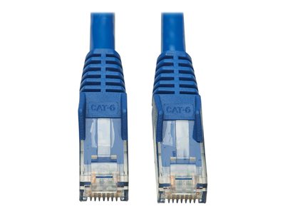 Eaton Tripp Lite Series Cat6 Gigabit Snagless Molded UTP Ethernet Cable (RJ45 M/M), PoE, CMR-LP, Blue, 3 ft. (0.91 m)