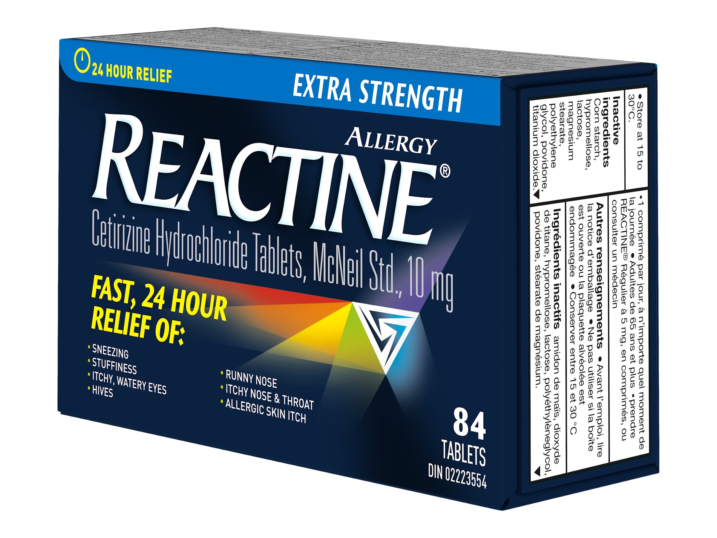 Reactine Allergy Tablets Extra Strength 10mg - 84s